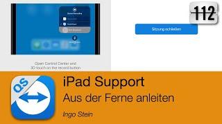 112 iPad Support - Aus der Ferne anleiten