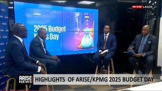 KPMG Segment: Highlight Of ARISE/KPMG 2025 Budget Day - Niyi Yusuf | Tola Adeyemi