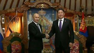 Russia's President Putin meets Mongolian counterpart Khurelsukh | AFP