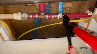 How to Install PEX water lines - again!