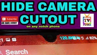 How to hide camera cutout or notch display on Samsung Galaxy M series A series easily