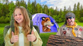 Nastya and a story about camping rules