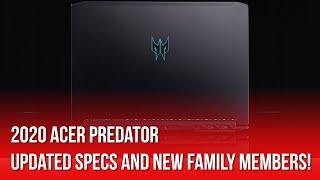 2020 Acer Predator Gaming Products: Upgraded Specs and New Family Members!