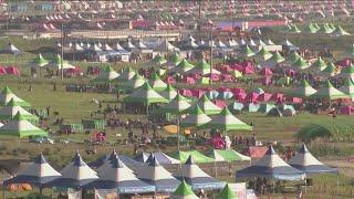 Thousands of boy scouts being evacuated from site of world jamboree in South Korea