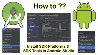 [Latest] How to Install SDK Platforms & SDK Tools in Android Studio | Android Studio tuto|