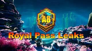 A8 Royal Pass 1 to 100 Rp Detailed 3D | ALL 3D Outfits | Rp Emotes | PUBGM X BGMI | SEA DREAM MELODY