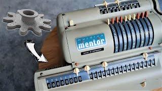 Muldivo Mentor Mechanical Calculator - Fixing a Broken Gear Tooth