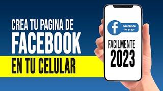 Crear pagina de facebook desde movil celular