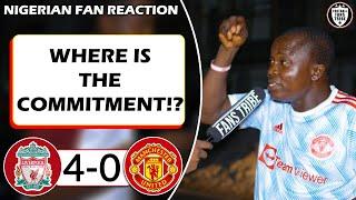 LIVERPOOL 4-0 MANCHESTER UNITED ( Henry NIGERIAN FAN REACTION) PREMIER LEAGUE HIGHLIGHTS