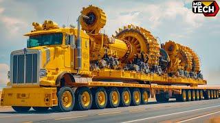 Extreme Dangerous Transport Skill Operations Oversize Truck, Biggest Heavy Equipment Machines#12