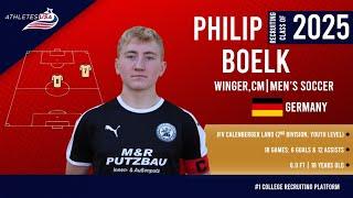 Men's Soccer | Winger, CM | Philip Bölk, Germany | Highlights | Recruit 2025