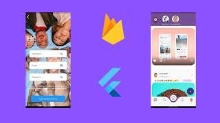Build a fully functional social media app using flutter and firebase
