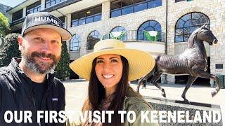 Our first time visiting the horse races at KEENELAND in Lexington, Kentucky