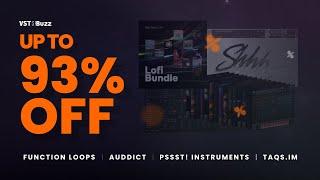 VSTBuzz Deals #45/2023 - Up to 93% off Auddict, Pssst! Instruments, TAQS.IM & Function Loops