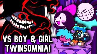 HIGH QUALITY MOD! | Friday Night Funkin - VS Boy and Girl - Twinsomnia - FNF MOD