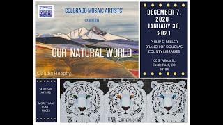 Colorado Mosaic Artists Castle Rock Library Show