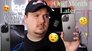 Is The iPhone 16 Pro Max Worth It? One Month Later Review! (Camera, Battery Life & Glitches..)