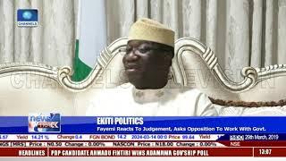 Ekiti Politics: Fayemi Reacts To Judgement, Asks Opposition To Work With Govt