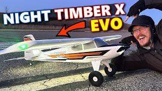 BRAND NEW!!! E-flite Night Timber X Evolution 1.2m RC Airplane