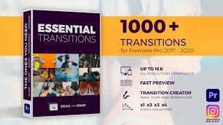 1000+ Essential Transitions | Premiere Pro