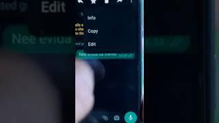 How To Edit WhatsApp Text message