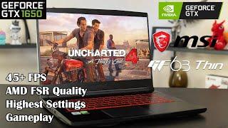 Uncharted 4 - 8GB RAM - GTX 1650