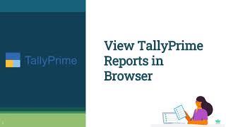 View TallyPrime Reports in Browser | Webinar PPT | Rajlaxmi Solutions Pvt  Ltd |RSPL