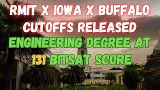 BITS-RMIT, BITS-BUFFALO, BITS-IOWA Cutoffs | BITSAT 2024 | BITS PIlani