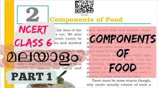 NCERT Class 6 Science Chapter 2 (Explained in Malayalam) Components of Food