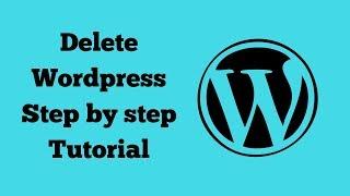 Delete wordpress account|step by step Tutorial