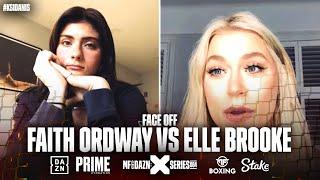 "This won't be like ASTRID WETT vs KEELEY!" - Faith Ordway vs Elle Brooke FACE OFF | Misfits Boxing