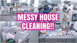 MESSY HOUSE CLEANING | SPEED CLEANING | EXTREME CLEANING MOTIVATION 2024