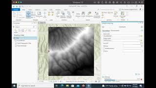 arcgis pro make a hillshade