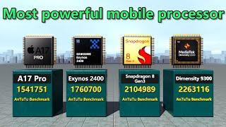 The most powerful mobile phone processors compared