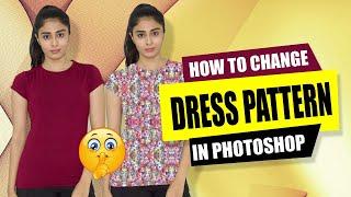 Add pattern to clothes in photoshop | Unik Adlab Hindi Tutorial