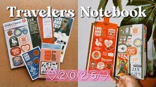 How I Setup My Travelers Notebook Journal 2025 | Janethecrazy