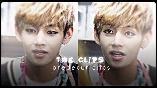 Taehyung predebut era " Cute Clips" 4K  • for editing