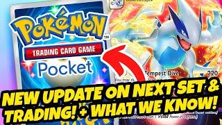 *NEW UPDATES & INFO ON THE NEXT NEW SET & TRADING* + WHAT 2 EXPECT! WHAT WE KNOW (Pokemon TCG Pocket