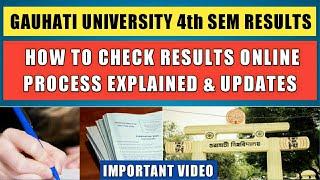 Gauhati University 4th Sem Results 2020|How To Check TDC Exams Results|Guwahati University Results