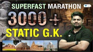 3000 Static GK (One Liners) | Marathon | Linking Laws | Surya Prakash Sharma