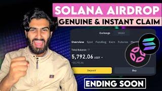 Instant Claim Solana Ecosystem Crypto Airdrop | Easy Claiming Airdrop Process Shown #airdrop