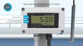 Waterpilot FMX21 commissioning with RIA15 – easy and time saving