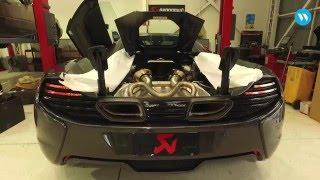 Akrapovic McLaren 650 Spider v/s Stock