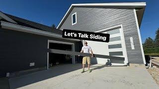 PROS and CONS of Garage SIDING // 20% better ROI // Garage Build Ep. 29