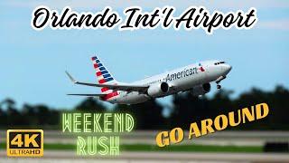 #4K WEEKEND RUSH | GO AROUND | MCO #aviation #new #plane #best #popular #airport