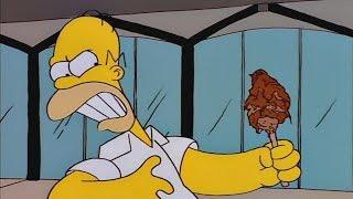 Homer Tries Khlav Kalash With Crab Juice In New York City (HD)  - The Simpsons