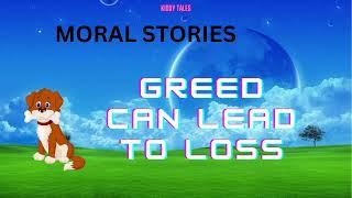 Moral stories | Greed can lead to loss | The Greedy Dog | Animated video for kids