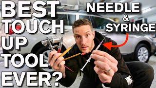 Best Car Paint Touch up Tools Tips Tricks with Needle and Syringe Subaru Outback