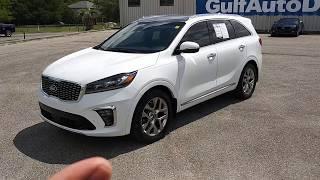 Snow White Pearl 2019 Kia Sorento SXL at Gulf Auto Direct