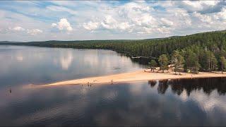 Miekojärvi Arctic Circle Lake in Pello & Ylitornio Lapland Finland